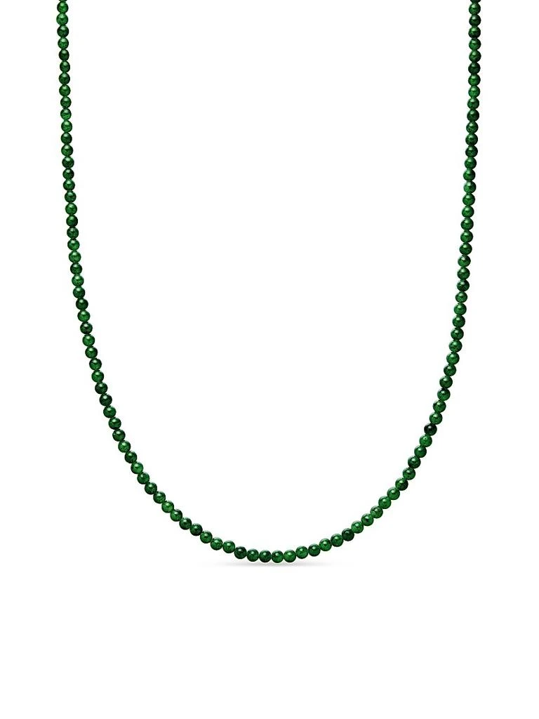 商品David Yurman|Spiritual Beads Necklace with Nephrite Jade and 18K Yellow Gold,价格¥16429,第1张图片