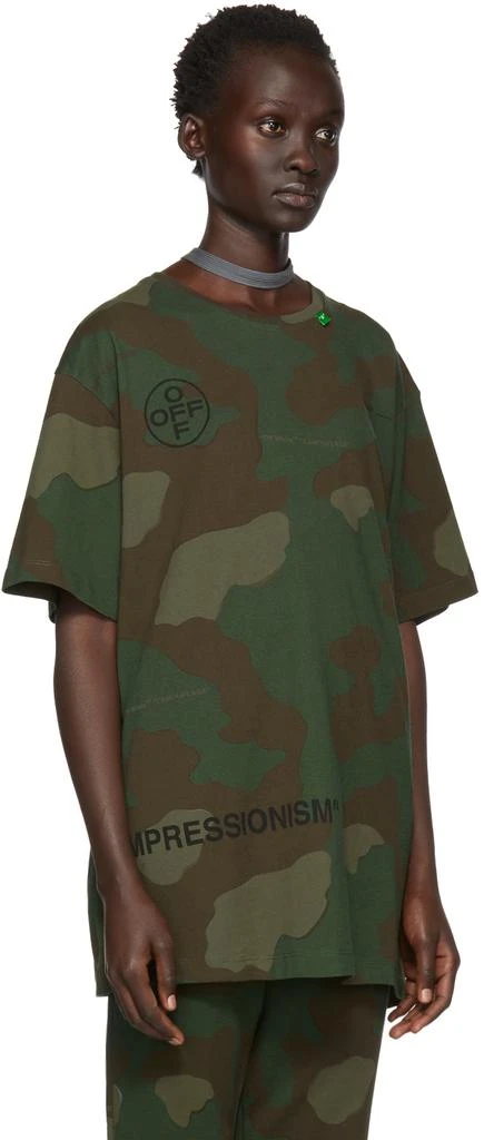 商品Off-White|Multicolor Camo Stencil Over T-Shirt,价格¥1146,第2张图片详细描述