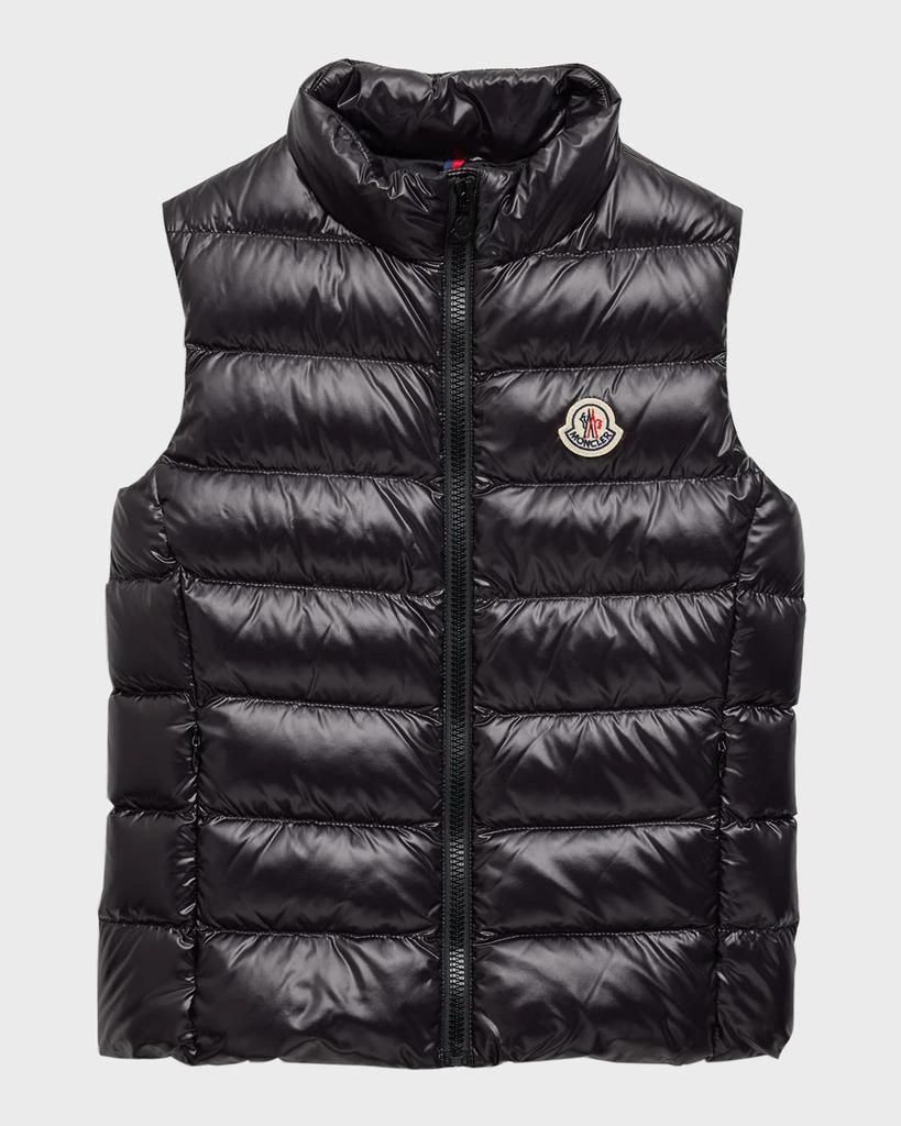 商品Moncler|Kid's Ghany Quilted Puffer Down Vest, Size 4-6,价格¥3166,第1张图片