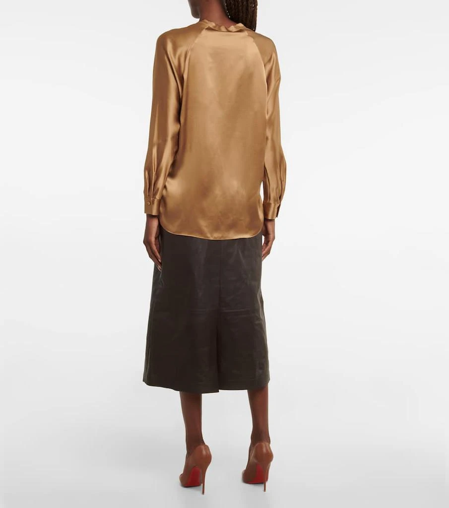 商品Vince|Silk satin blouse,价格¥2080,第3张图片详细描述