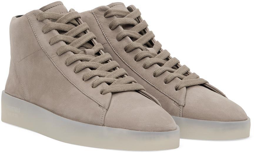 商品Essentials|Taupe Tennis Mid Sneakers,价格¥2022,第6张图片详细描述