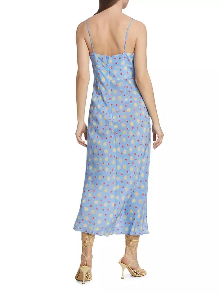 商品Rixo|Lanie Sleeveless Floral Midi-Dress,价格¥986,第5张图片详细描述