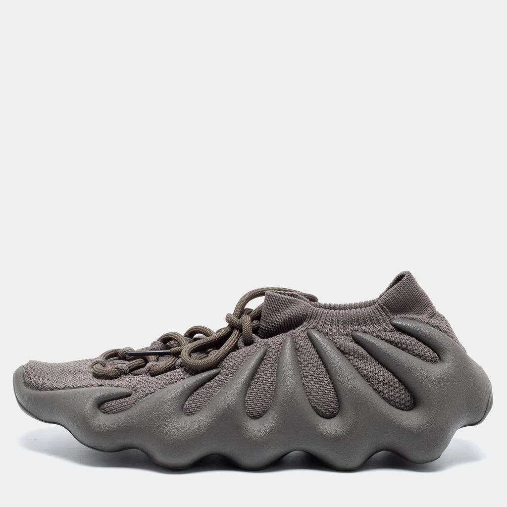 商品YEEZY|Yeezy x Adidas Olive Grey Knit Fabric Yeezy Boost 450 Cinder Sneakers Size 40 2/3,价格¥2583,第1张图片