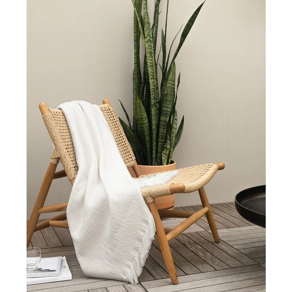 商品Sunbrella|Crosshatch Indoor Outdoor Throw, 50" x 74",价格¥3334,第3张图片详细描述