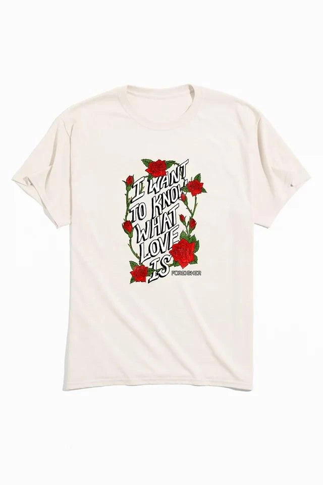 商品Urban Outfitters|Foreigner I Want To Know What Love Is Tee,价格¥152,第1张图片