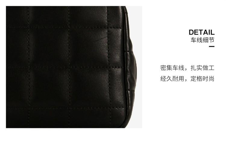 商品[国内直发] Michael Kors|MK女包 MICHAEL KORS 迈克·科尔斯 专柜款奢侈品SOHO时尚链条单肩斜挎包大号 黑色 30F0G1SL3L BLACK,价格¥2346,第10张图片详细描述