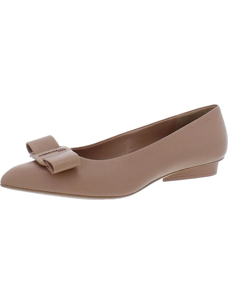 商品Salvatore Ferragamo|Viva Womens Leather Pointed-Toe Slip-On Sneakers,价格¥3089,第1张图片