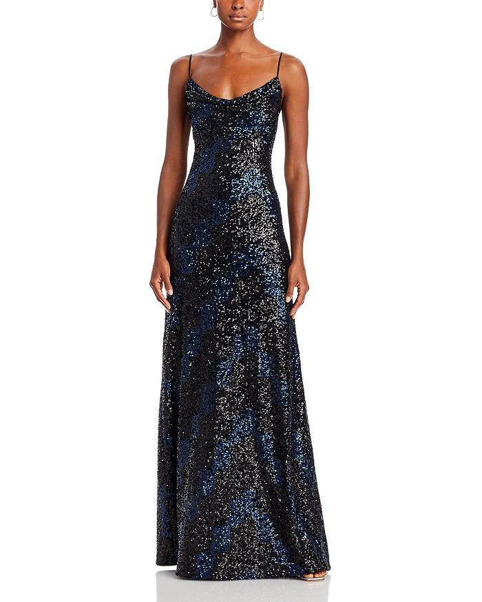 商品HALSTON|Syrena Sequined Gown,价格¥1777,第1张图片
