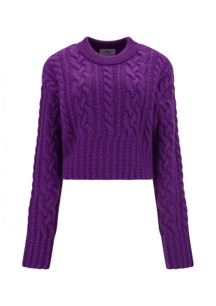 商品AMI|Cable Sweater,价格¥1891,第1张图片