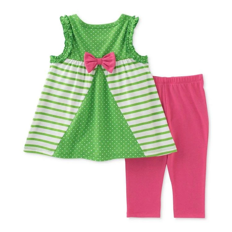 商品KIDS HEADQUARTERS|2-Pc. Flamingo Tunic & Capri Leggings Set, Baby Girls (0-24 months),价格¥57,第3张图片详细描述