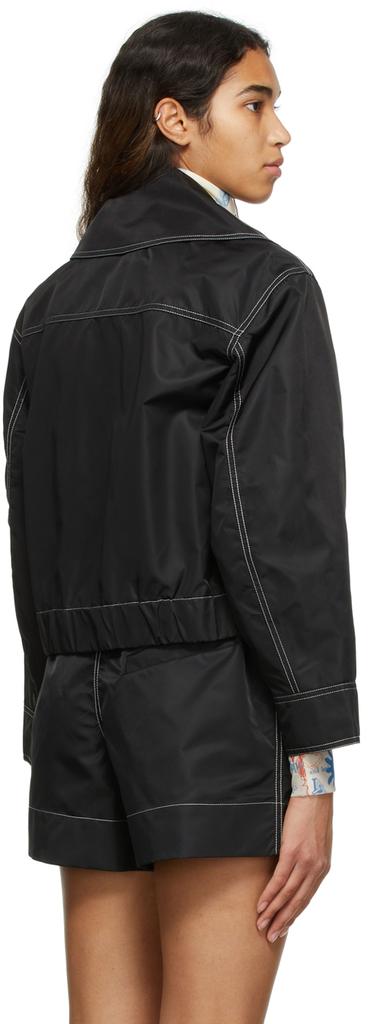 Black Recycled Nylon Jacket商品第3张图片规格展示
