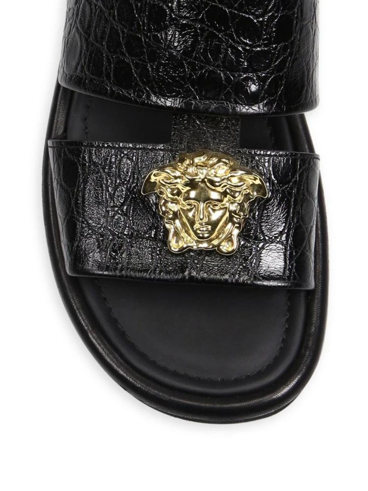 商品Versace|Double Strap Leather Sandals,价格¥6936,第3张图片详细描述