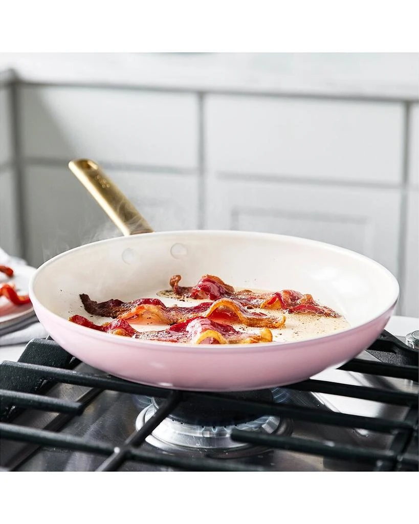商品Greenpan|GreenPan Reserve Blush Non Stick Hard-Anodized Aluminum 2 Pieces Frying Pan Set,价格¥790,第4张图片详细描述