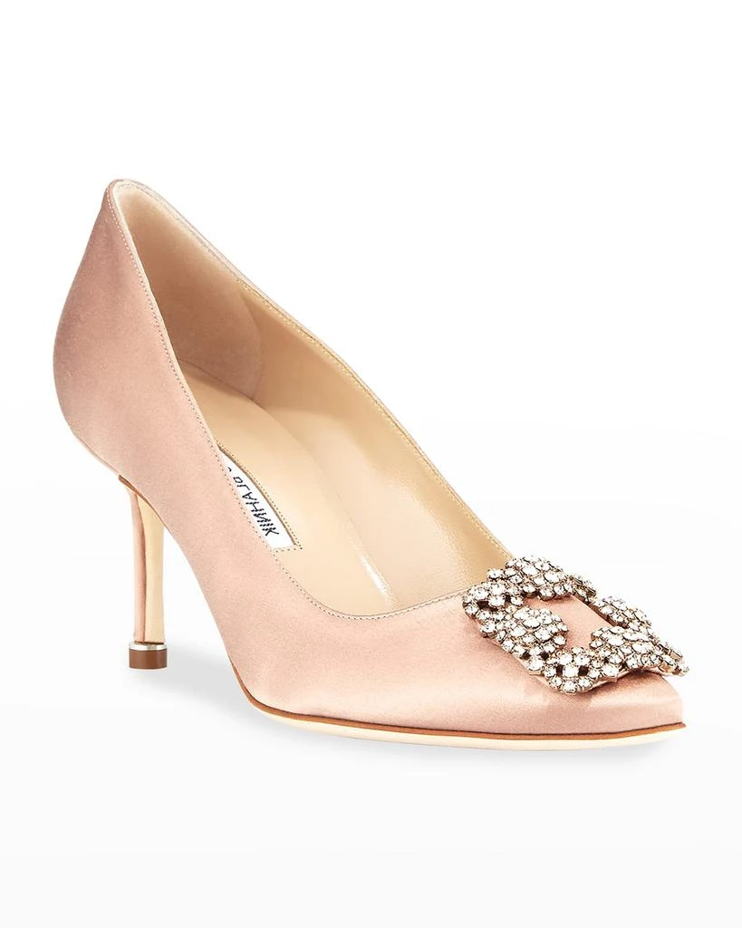 商品Manolo Blahnik|Hangisi 70mm Pump,价格¥9219,第1张图片