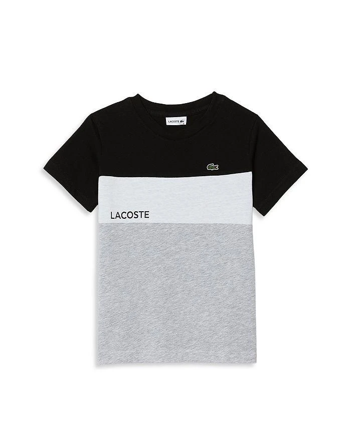 商品Lacoste|Boys' Colorblock Logo Tee - Little Kid, Big Kid,价格¥299,第1张图片