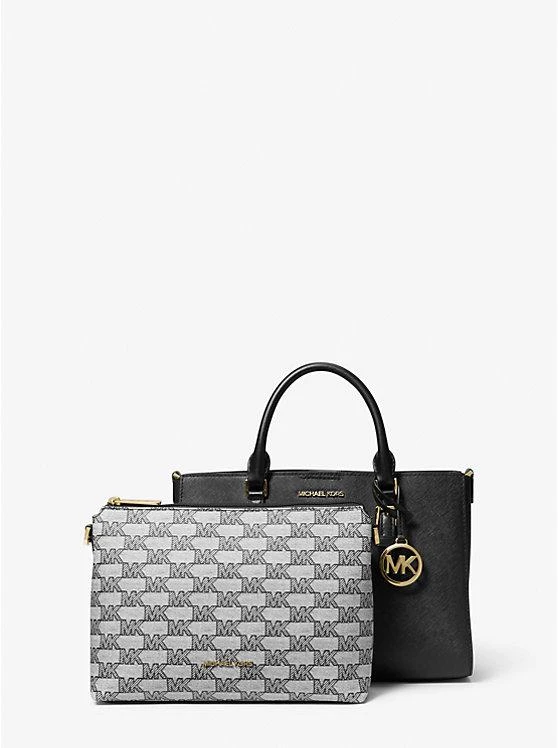 商品Michael Kors|Charlotte Medium 2-in-1 Saffiano Leather and Logo Tote Bag,价格¥1024,第4张图片详细描述