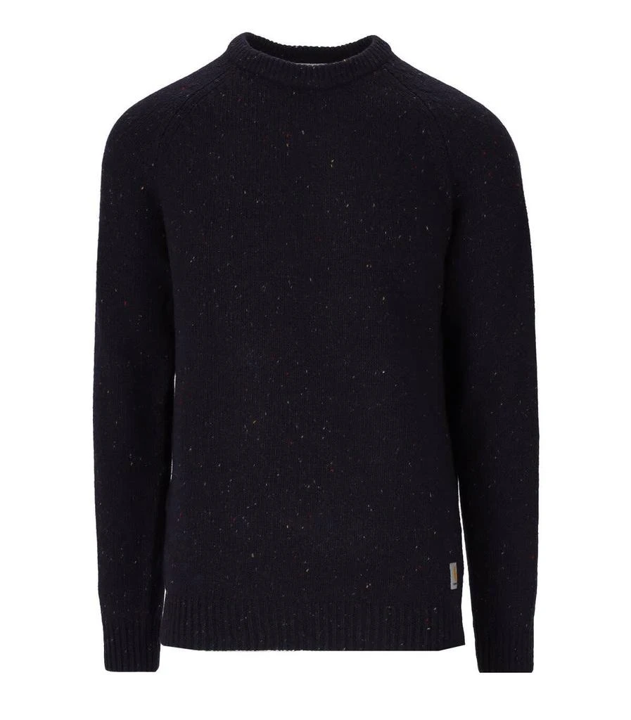 商品Carhartt|Carhartt Wip Anglistic Dark Navy Crewneck Jumper,价格¥1102,第1张图片