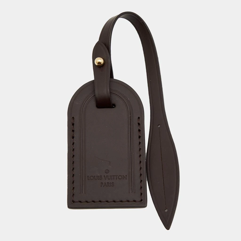 商品[二手商品] Louis Vuitton|Louis Vuitton Brown Leather Luggage Name Tag,价格¥1124,第1张图片