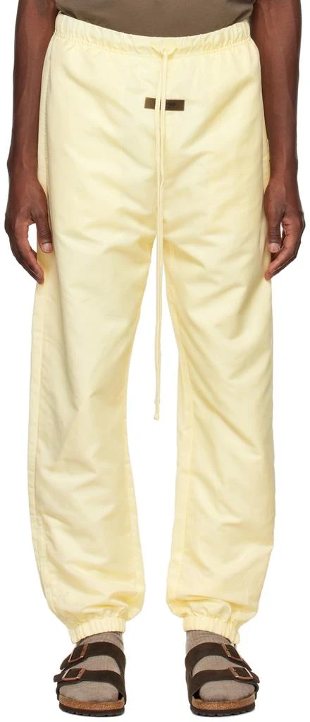 商品Essentials|Yellow Nylon Lounge Pants,价格¥435,第1张图片