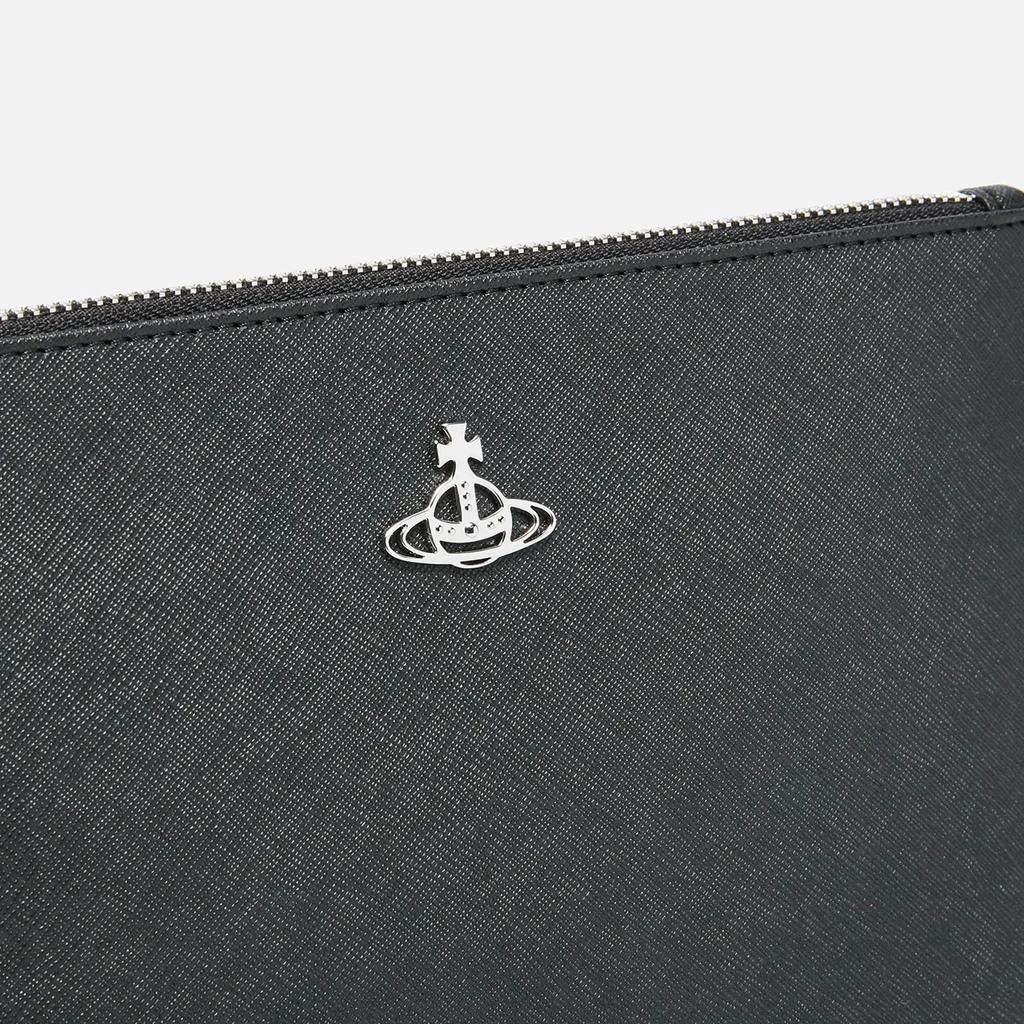 商品Vivienne Westwood|Vivienne Westwood Logo-Embellished Vegan Leather Pouch,价格¥812,第4张图片详细描述