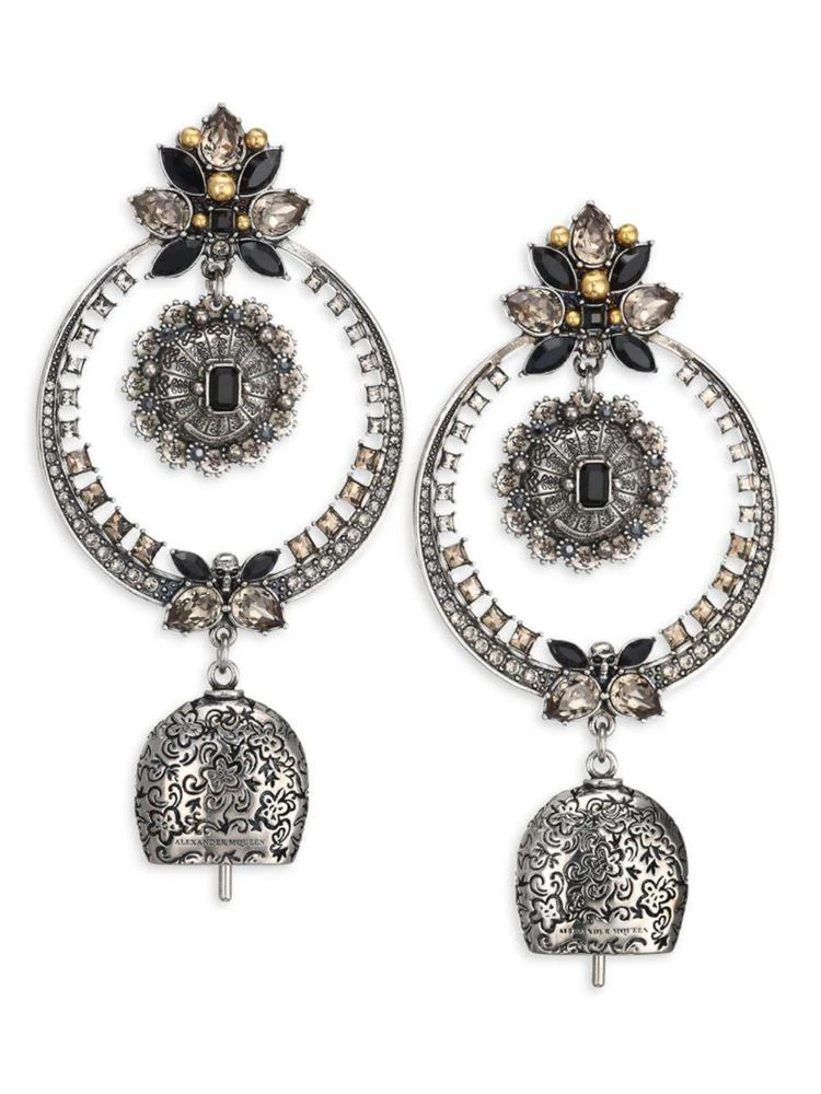 商品Alexander McQueen|Bell Crystal Drop Earrings,价格¥5492,第1张图片