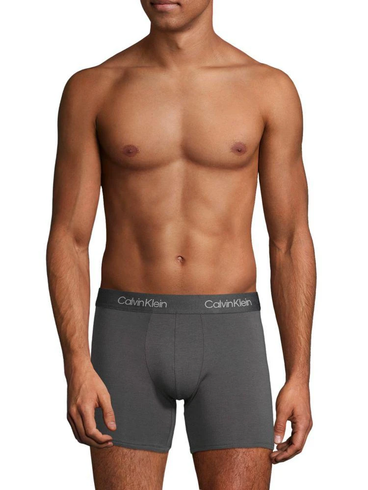 商品Calvin Klein|2-Pack Logo Boxer Briefs,价格¥188,第2张图片详细描述