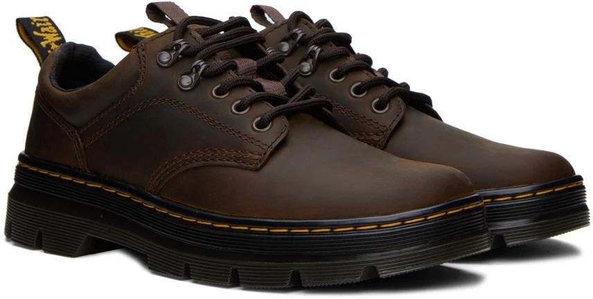 商品Dr. Martens|Brown Reeder Utility Derbys,价格¥666,第4张图片详细描述