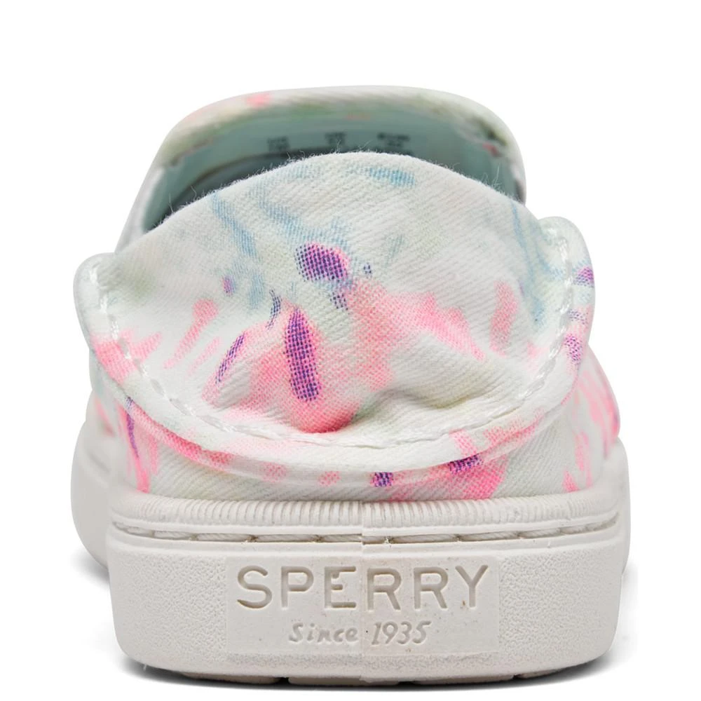 商品Sperry|Little Girls Salty Jr Tie-Dye Washable Slip-On Sneakers from Finish Line,价格¥113,第4张图片详细描述