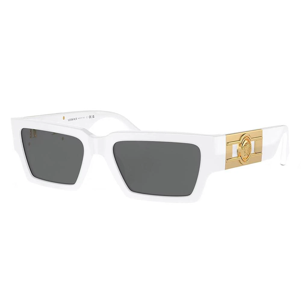 商品Versace|ICONIC VE 4459 314/87 54mm Unisex Rectangle Sunglasses,价格¥1473,第1张图片