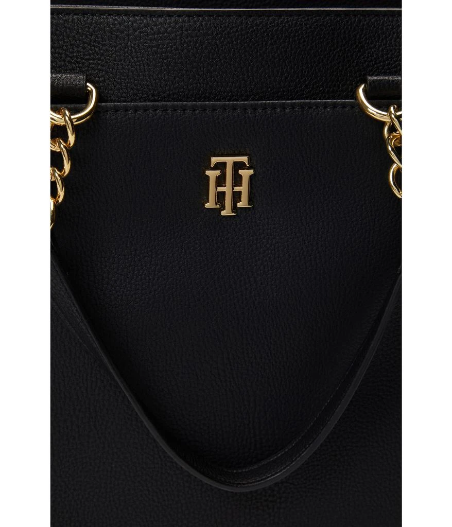 商品Tommy Hilfiger|Antonella II-Convertible Satchel-Pebble PVC,价格¥539,第4张图片详细描述