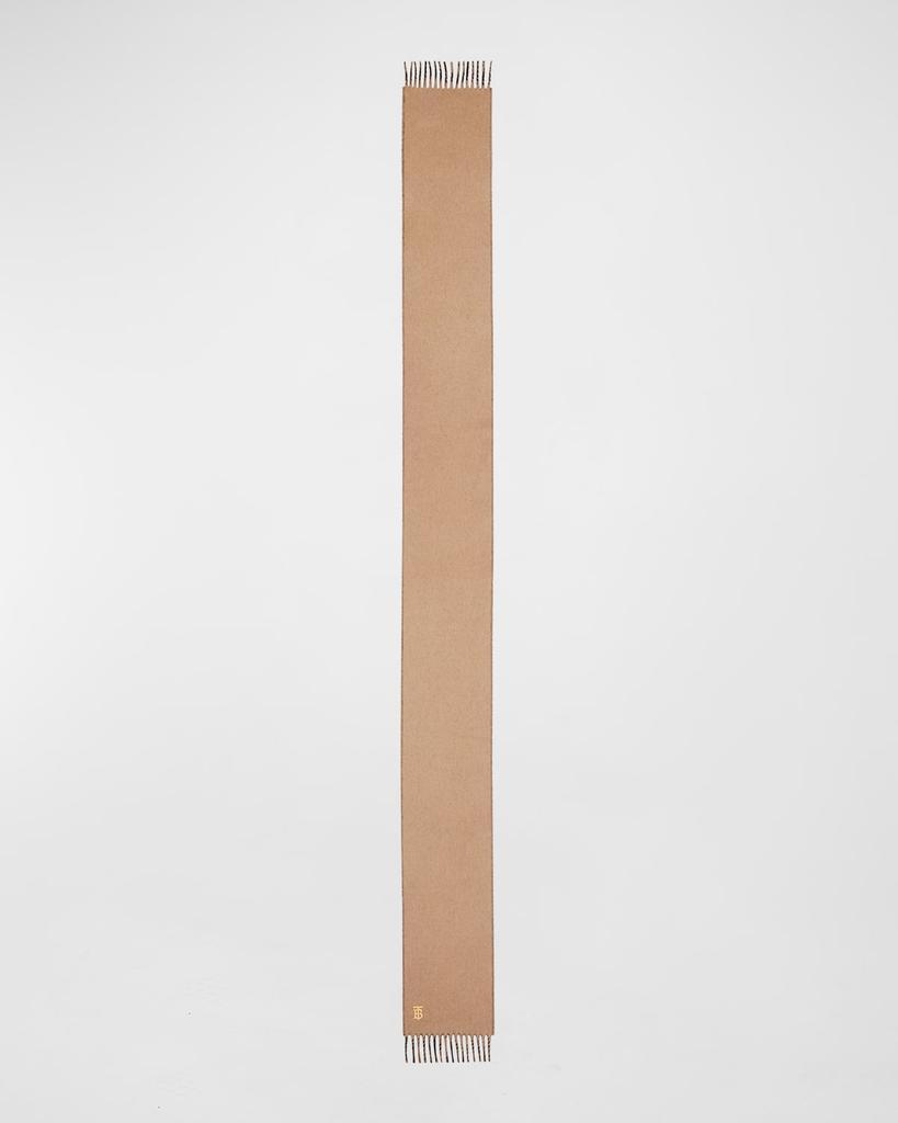 商品Burberry|Reversible Monogram Cashmere Scarf,价格¥2609,第5张图片详细描述