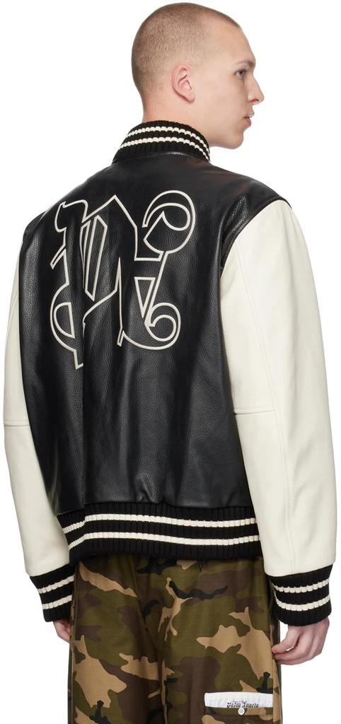 商品Palm Angels|黑色 Monogram 棒球夹克,价格¥7834,第3张图片详细描述