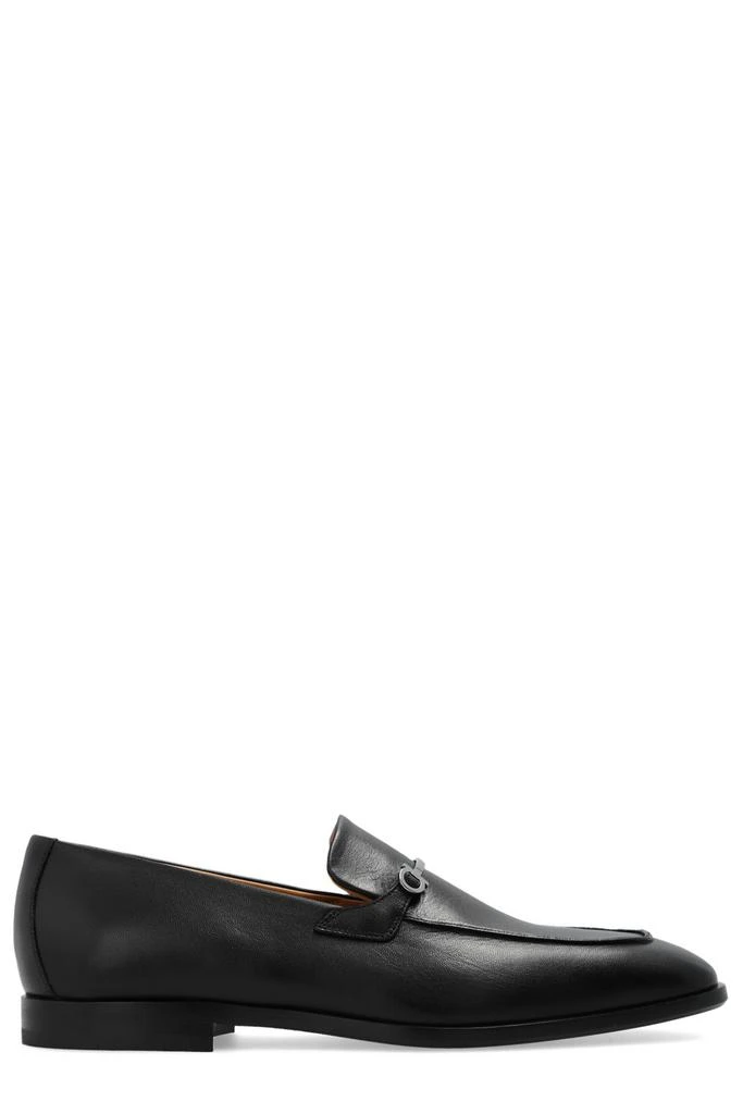 商品Salvatore Ferragamo|Ferragamo Gancini-Plaque Slip-On Loafers,价格¥5061,第1张图片