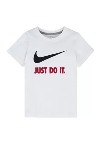 商品NIKE|Boys 4-7 Swoosh Just Do It Short Sleeve T Shirt,价格¥102,第3张图片详细描述