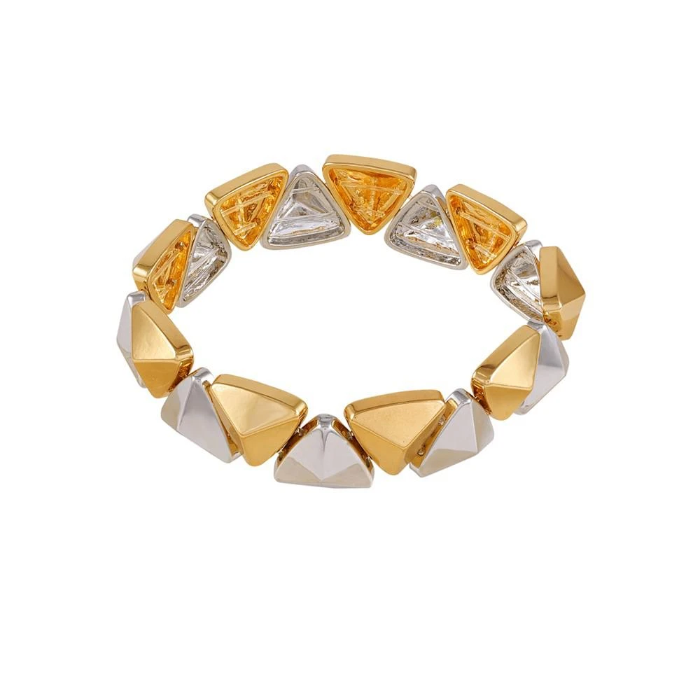 商品Tahari|Two-Tone Chunky Stretch Bracelet,价格¥353,第1张图片