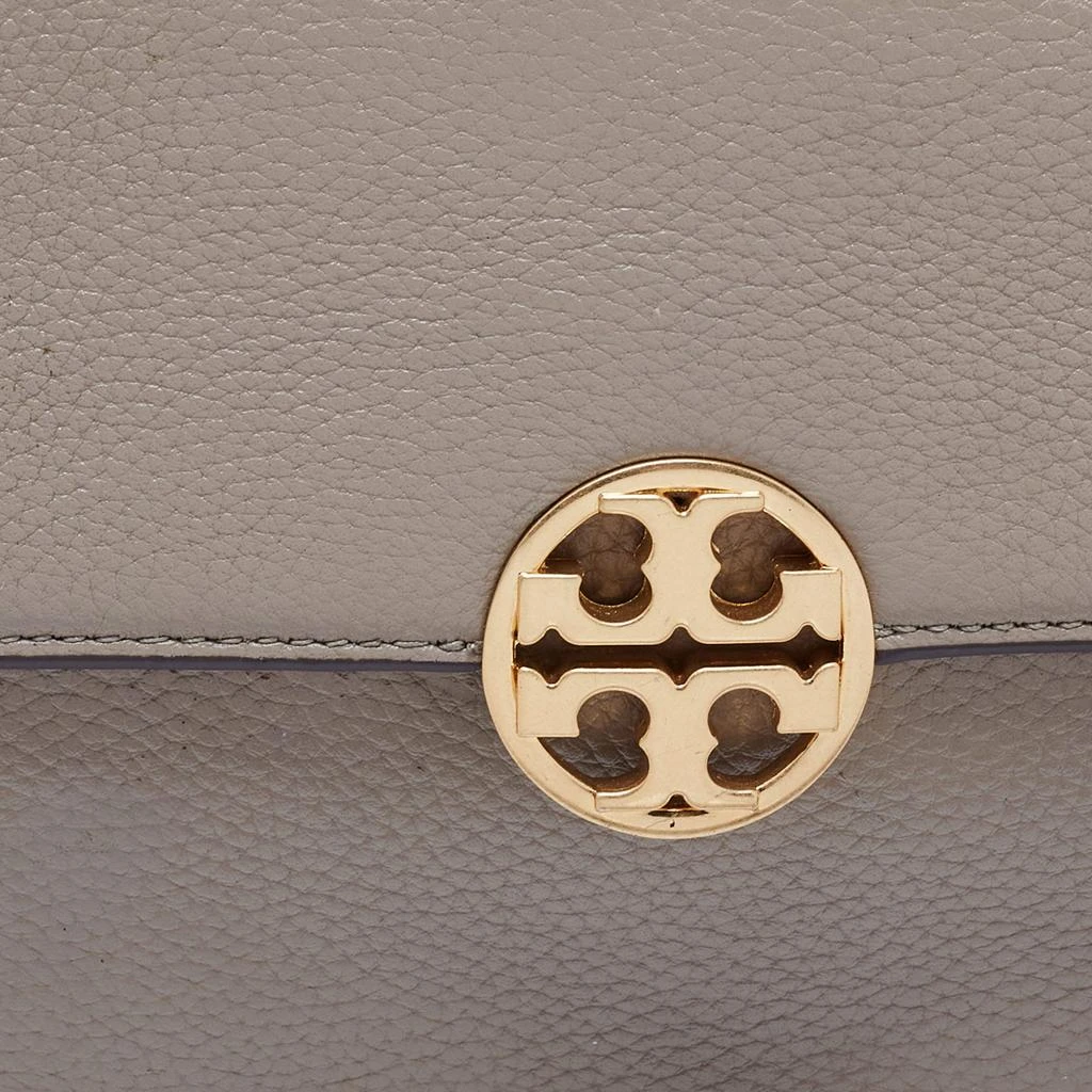 商品[二手商品] Tory Burch|Tory Burch Grey Leather Chelsea Shoulder Bag,价格¥892,第5张图片详细描述