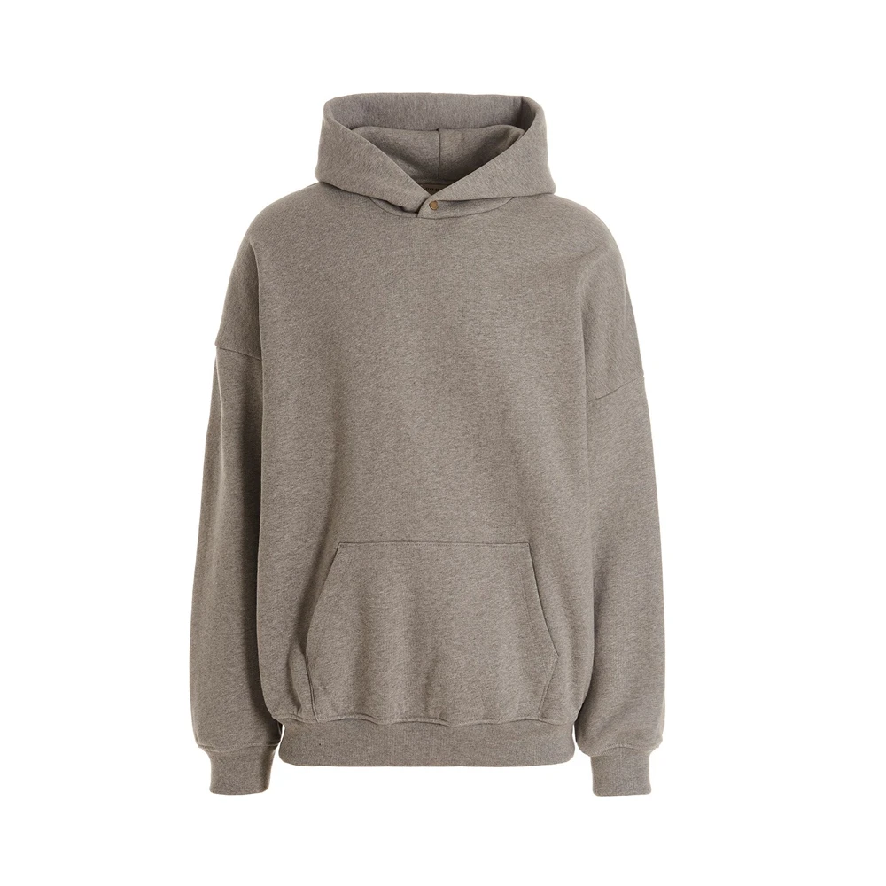 商品[国内直发] Fear of god|FEAR OF GOD 灰色女士卫衣/帽衫 FGE50004AFLC-033,价格¥7437,第1张图片