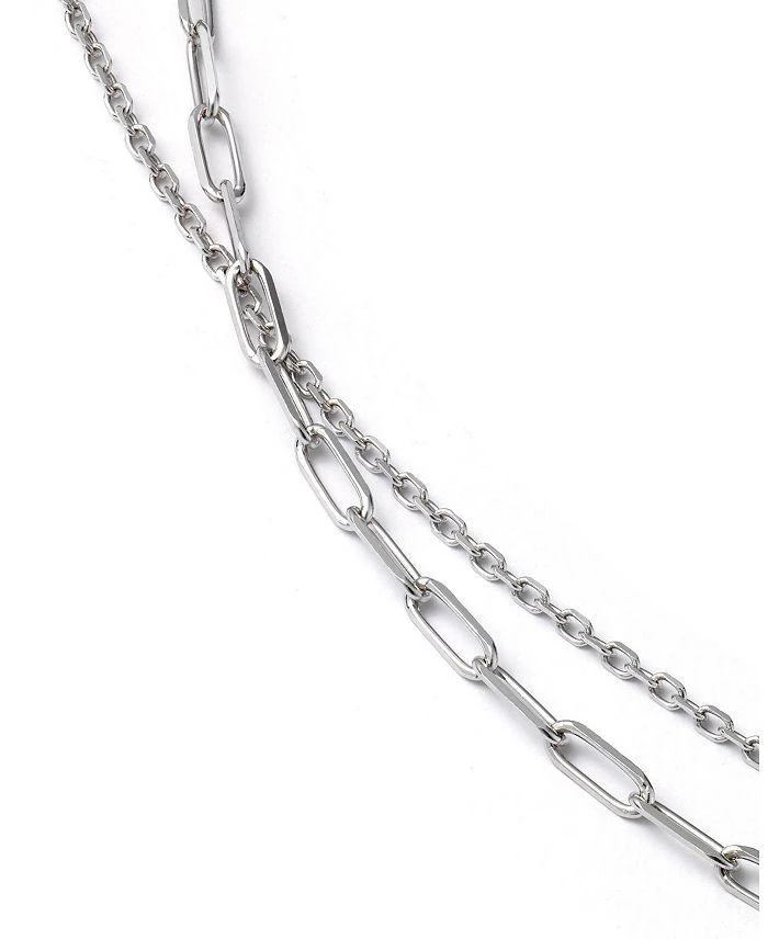 商品Ana Luisa|10K  White Gold Layered Necklace,价格¥2345,第2张图片详细描述