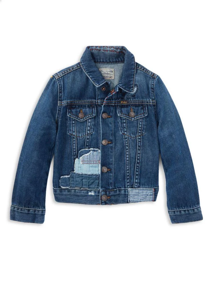 商品Ralph Lauren|Ralph Lauren - Toddler's, Little Girl's & Girl's Denim Jacket,价格¥428,第1张图片