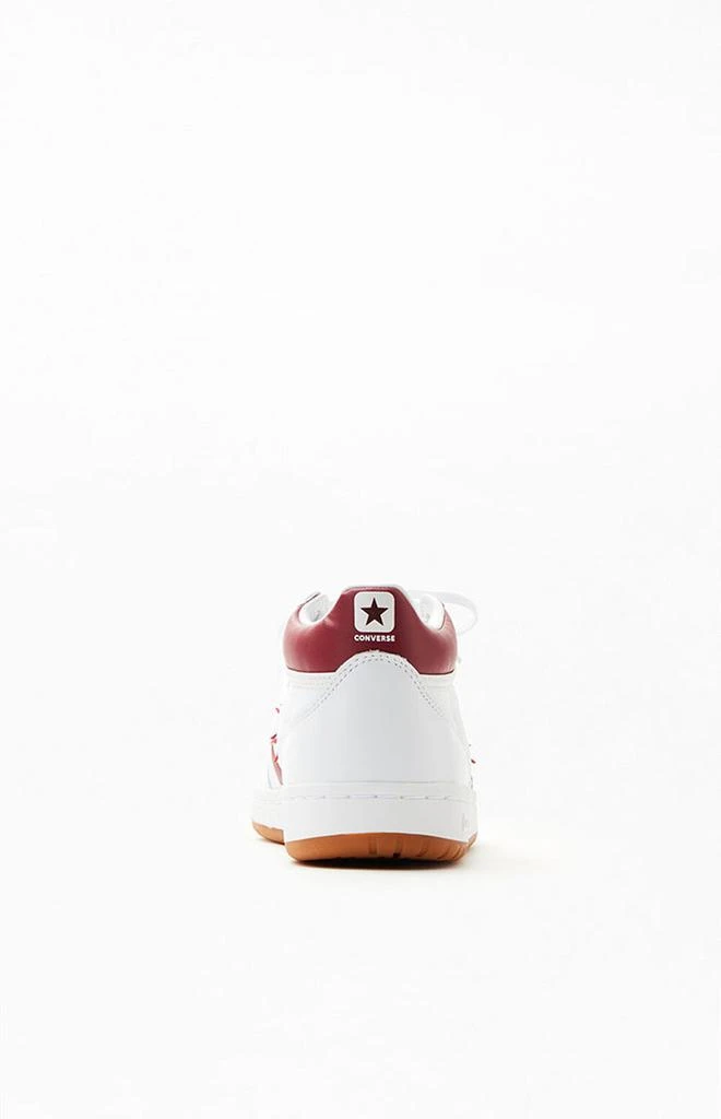 商品Converse|White & Burgundy Fastbreak Pro Shoes,价格¥487,第3张图片详细描述