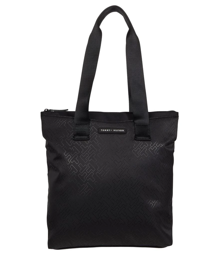 商品Tommy Hilfiger|Jodie II Tote - Bias Outline Matte Shine Nylon,价格¥336,第1张图片