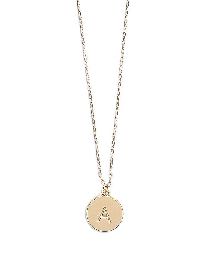 商品Kate Spade|Mini Initial Pendant Necklace, 17"-20",价格¥332,第1张图片