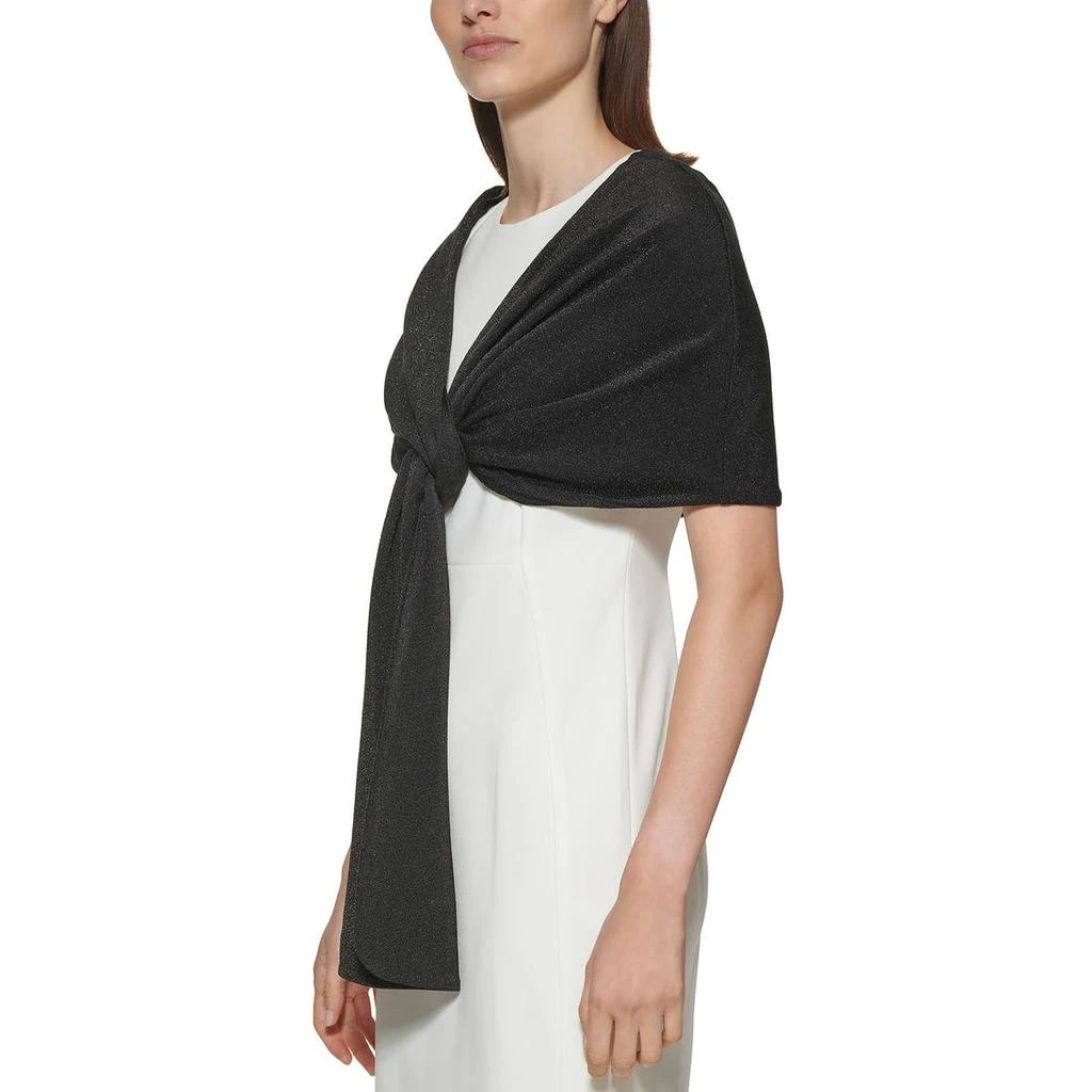 商品Calvin Klein|Calvin Klein Womens Metallic Knit Wrap,价格¥102,第1张图片