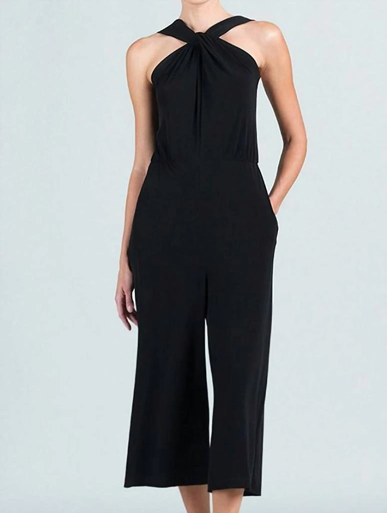 商品CLARA SUNWOO|Clara Sunwoo - Grecian Halter Pocket Jumpsuit,价格¥676,第1张图片
