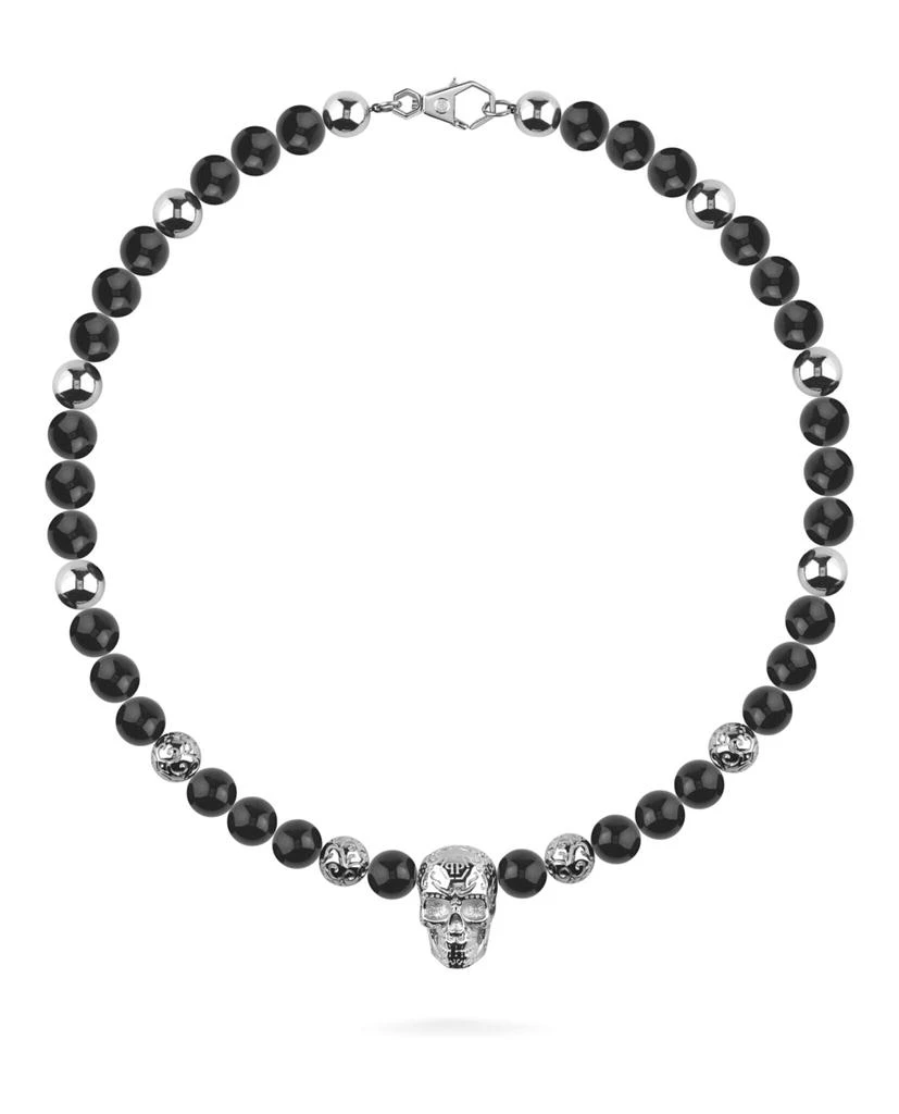 商品Philipp Plein|Plein Elite Onyx Beads Necklace,价格¥1397,第1张图片