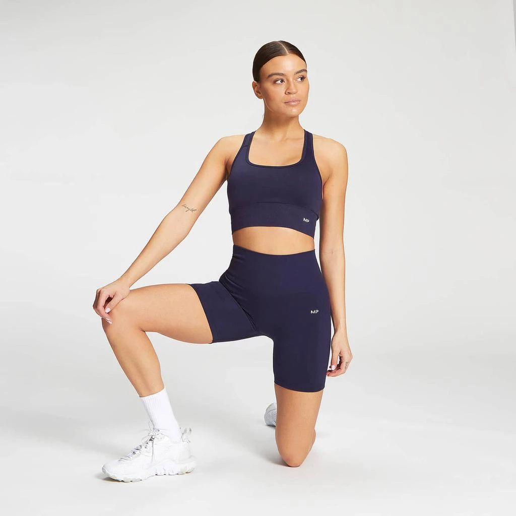 商品Myprotein|MP Women's Shape Seamless Cycling Shorts - Navy,价格¥128,第4张图片详细描述