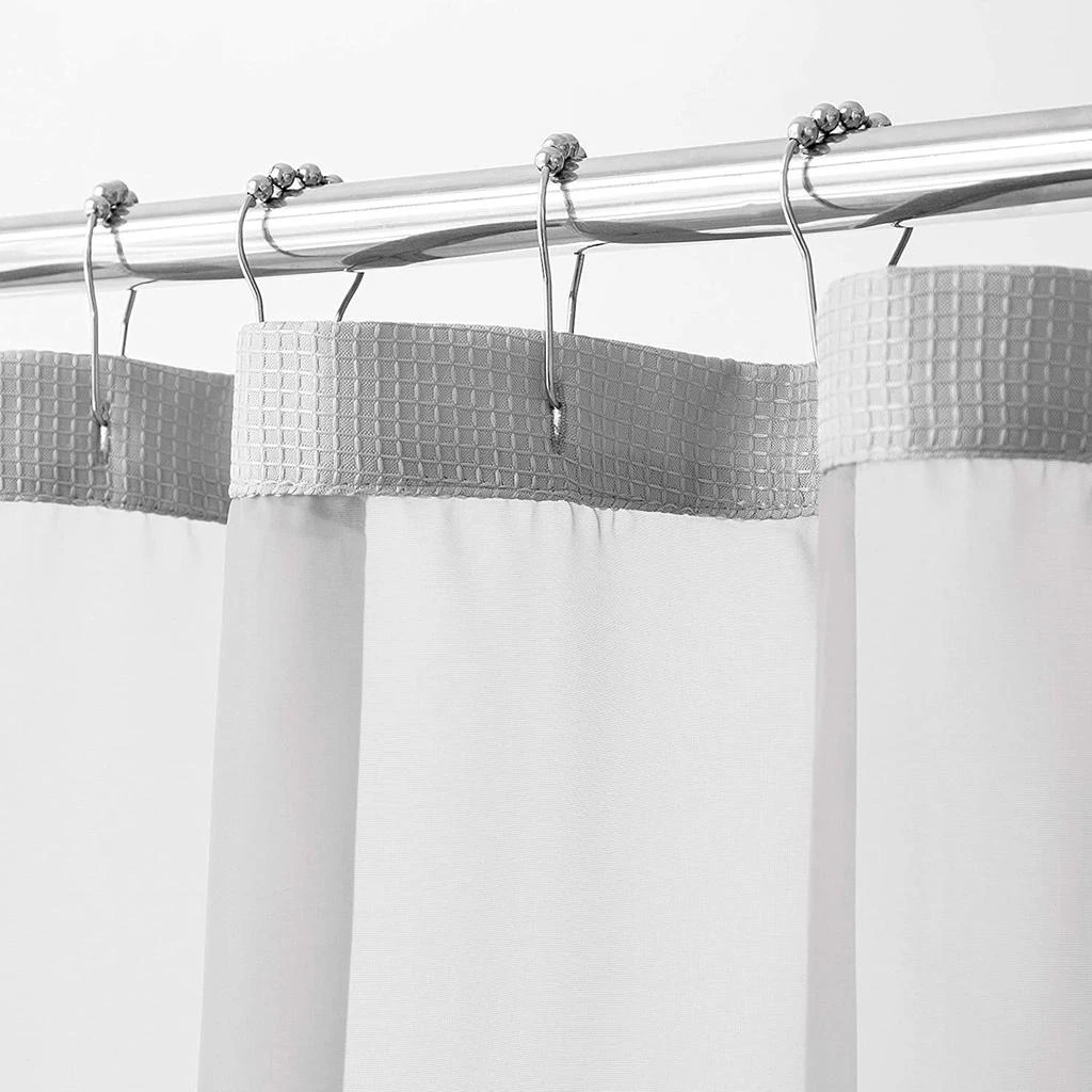 Complete Shower Curtain with Detachable Liner 商品