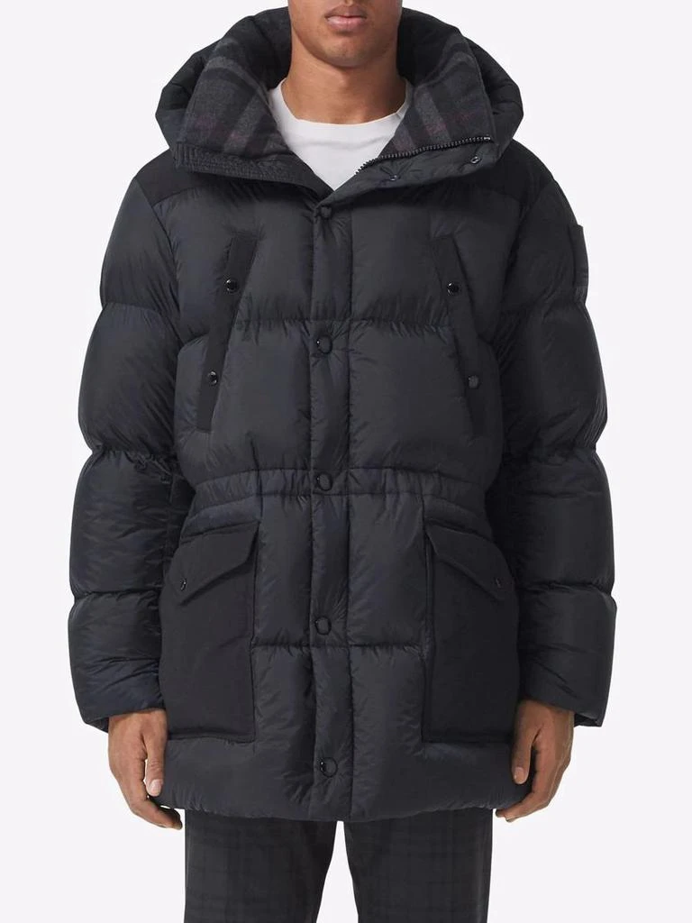 商品Burberry|BURBERRY logo appliqué nylon puffer coat,价格¥7902,第4张图片详细描述