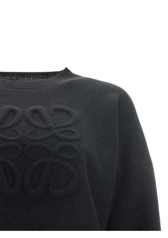 商品Loewe|Loewe Anagram Cropped Knitted Jumper,价格¥6707,第3张图片详细描述