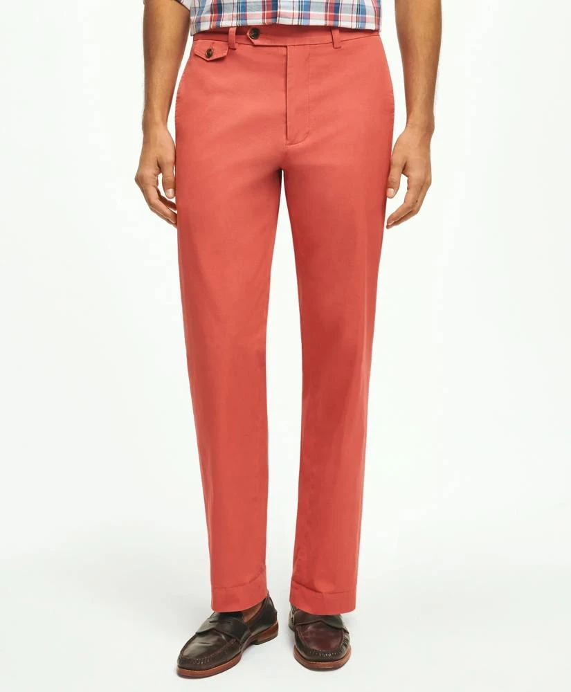 商品Brooks Brothers|Regular Fit Cotton Canvas Poplin Chinos In Supima® Cotton,价格¥572,第1张图片